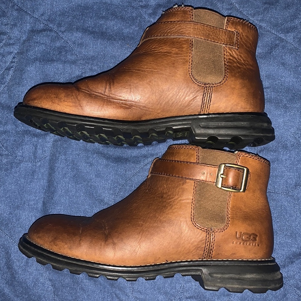 UGG leather ankle boots